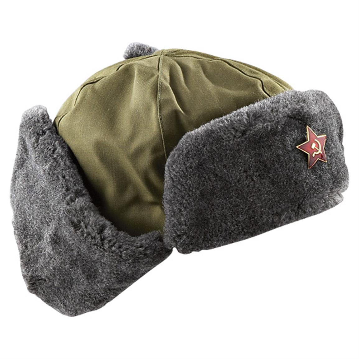 Soviet Army Military Surplus Ushanka Hat, New - 146049 ...