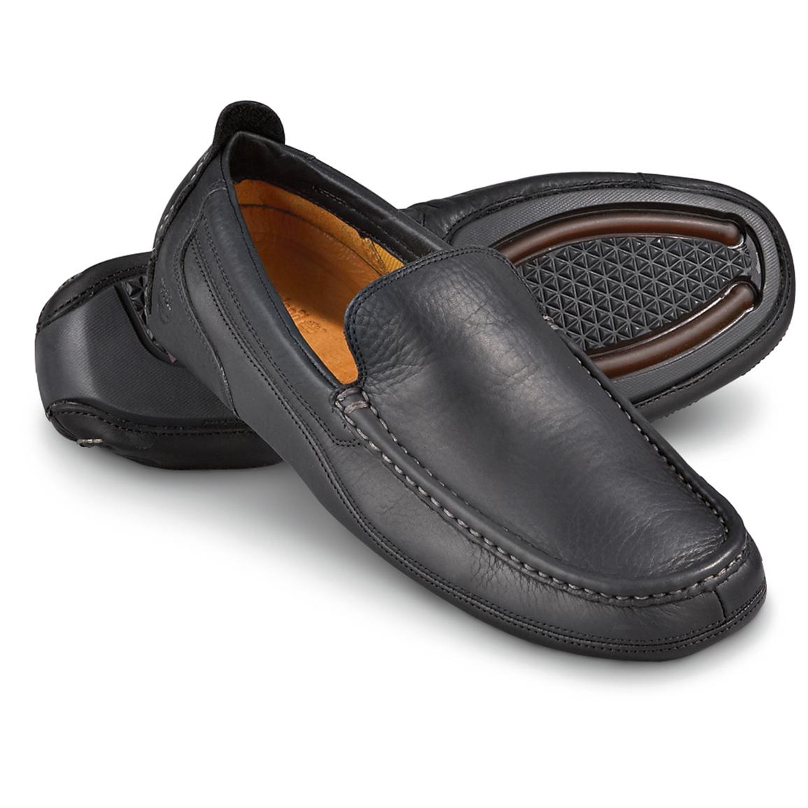 Men's Timberland® Driving Mocs, Black - 146079, Casual Shoes at ...