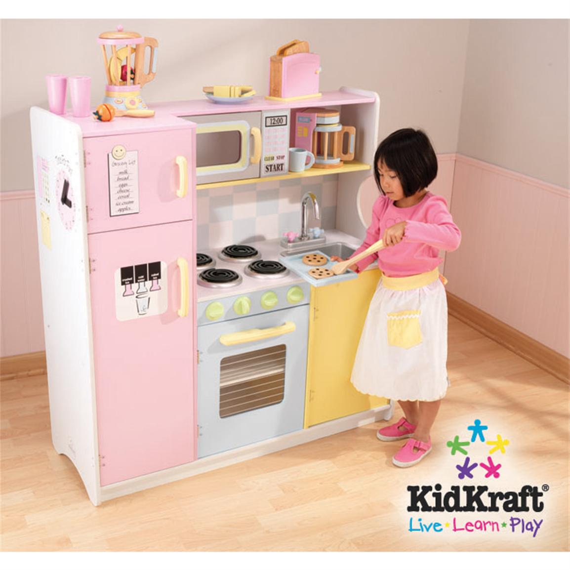 kidkraft pastel play kitchen