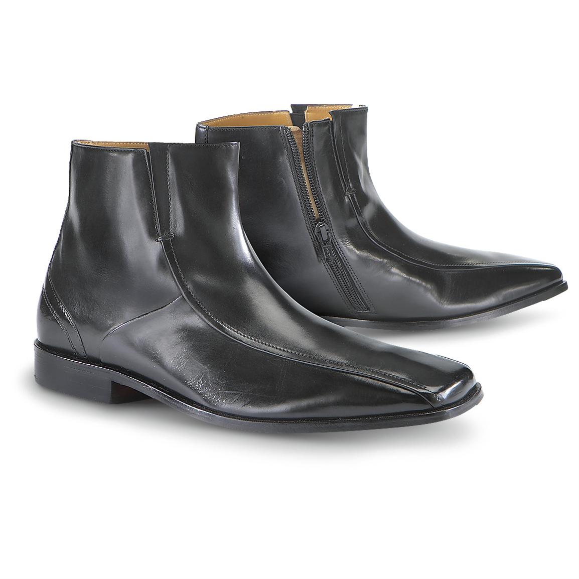 Men's Florsheim® Rafe Side - zip Boots, Black - 146188, Dress Shoes at ...