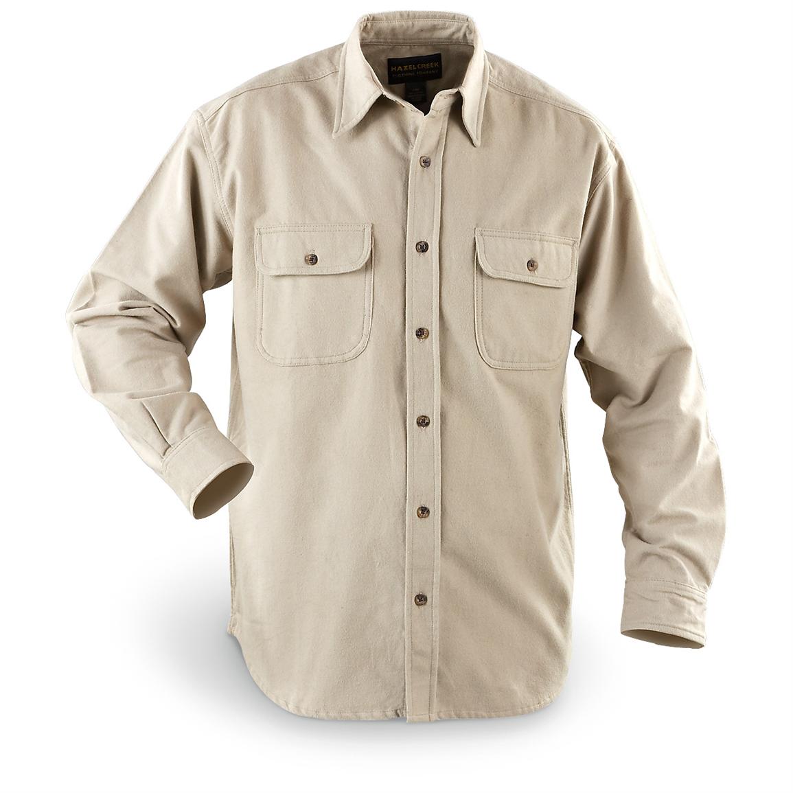 Flyshacker® Heavyweight Chamois Shirt, Tall Sizes - 146623, Shirts at ...