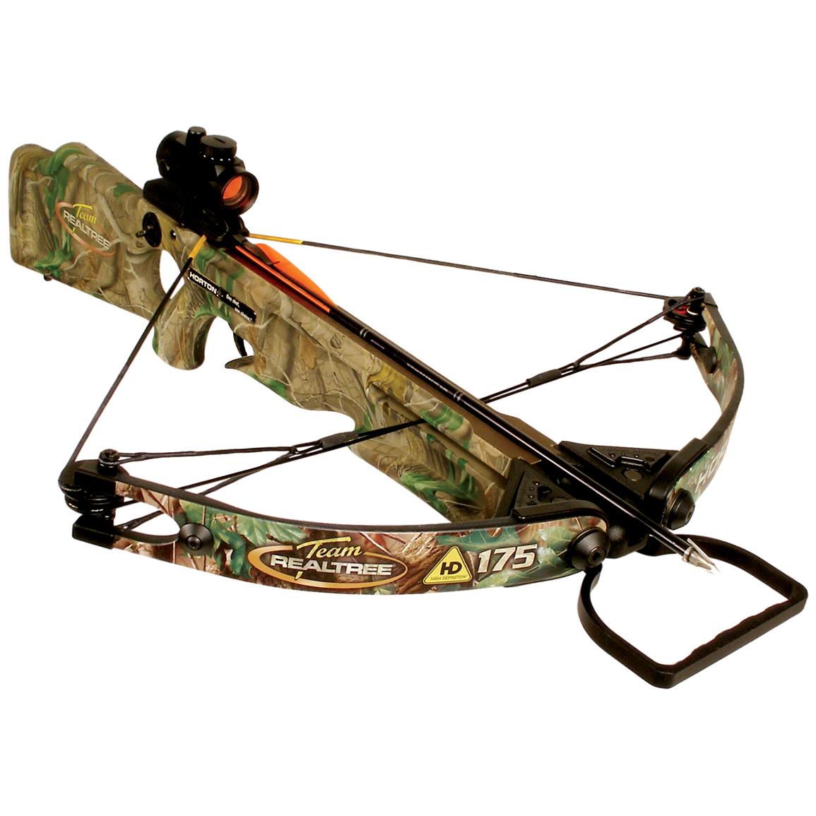 Horton® Team Realtree® 175 Red Dot Crossbow Package - 146631, Crossbow ...