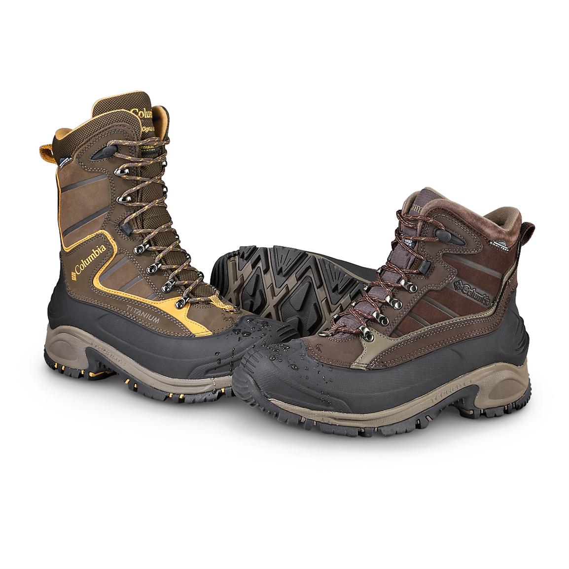 columbia titanium boots men's