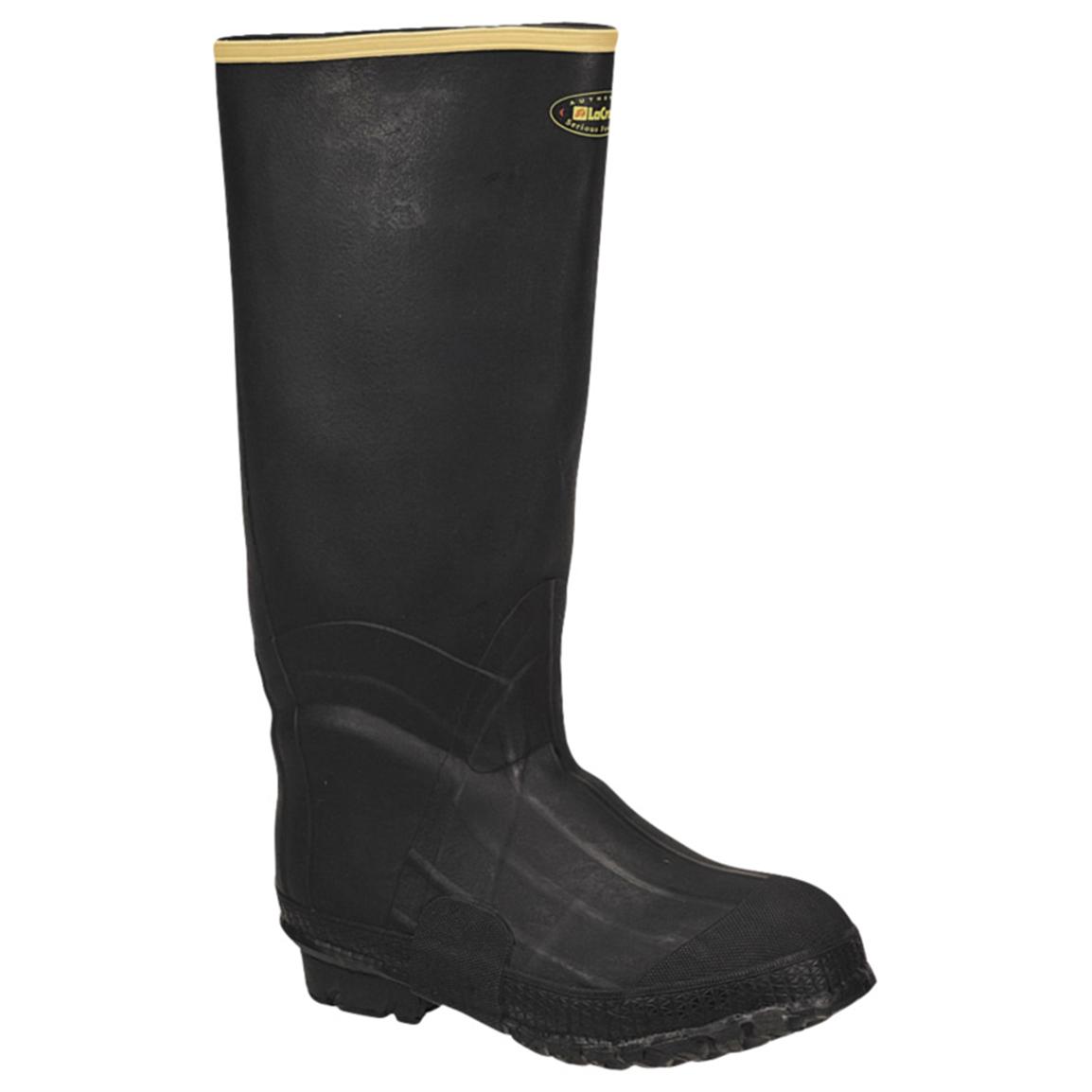 Men's LaCrosse ZXT Rubber Knee Boots, Black