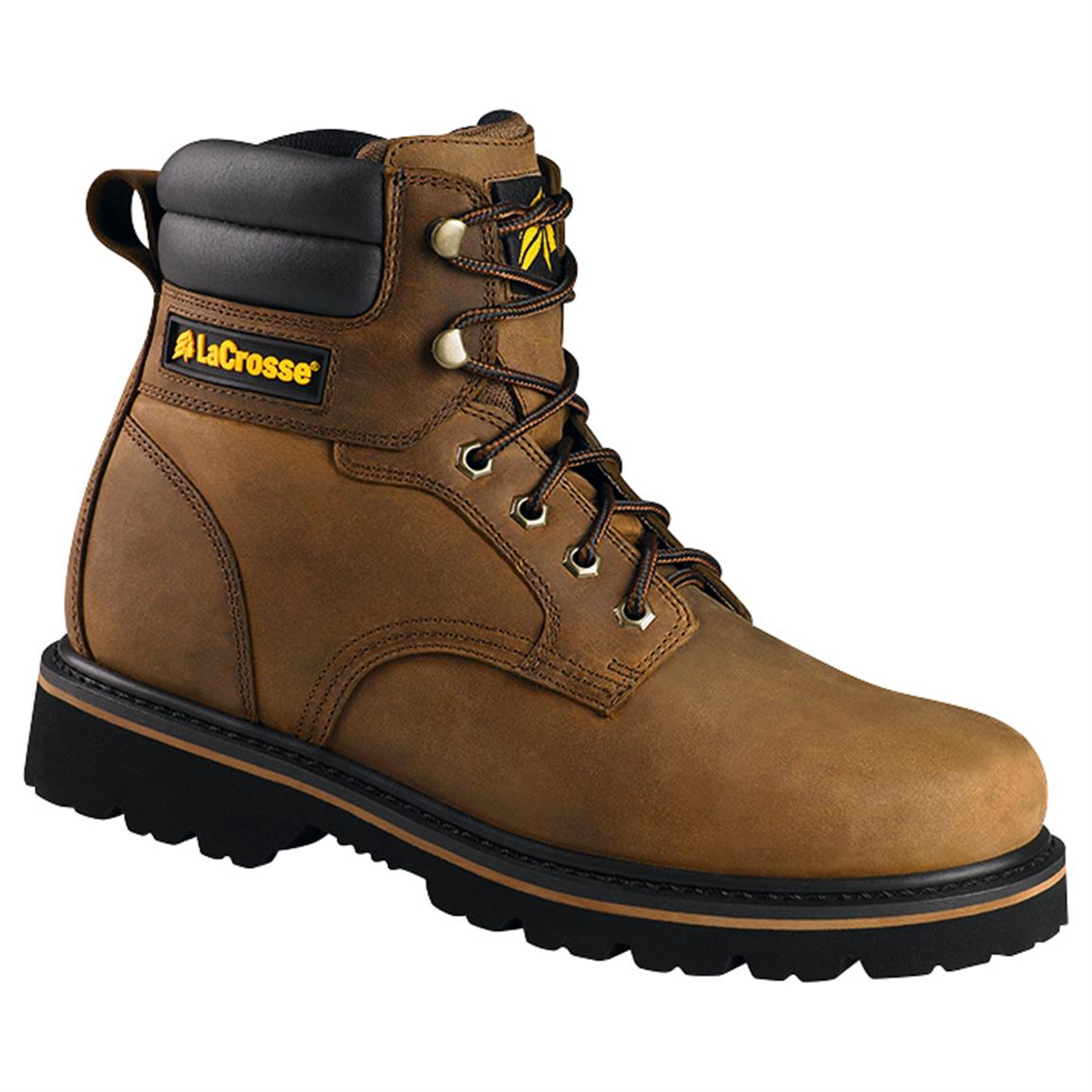 Men's LaCrosse® 6" Foreman™ Work Boots, Brown 147060, Work Boots at