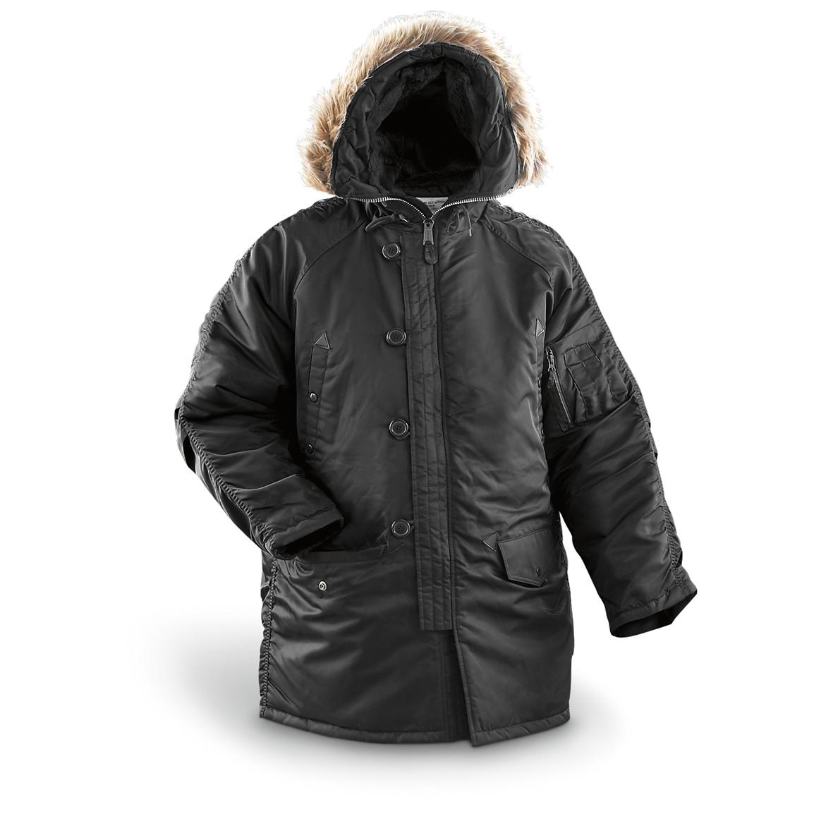 Military style N3B Insulated Parka 147166, Insulated Military