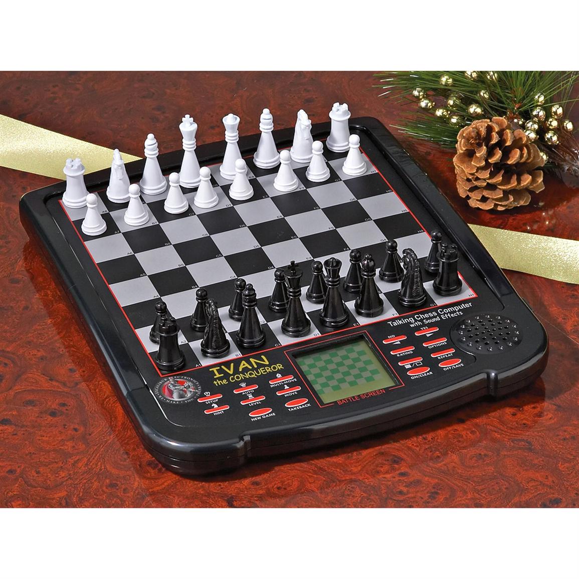 Excalibur® Ivan II Conqueror Talking Electronic Chess Set - 147595, at ...