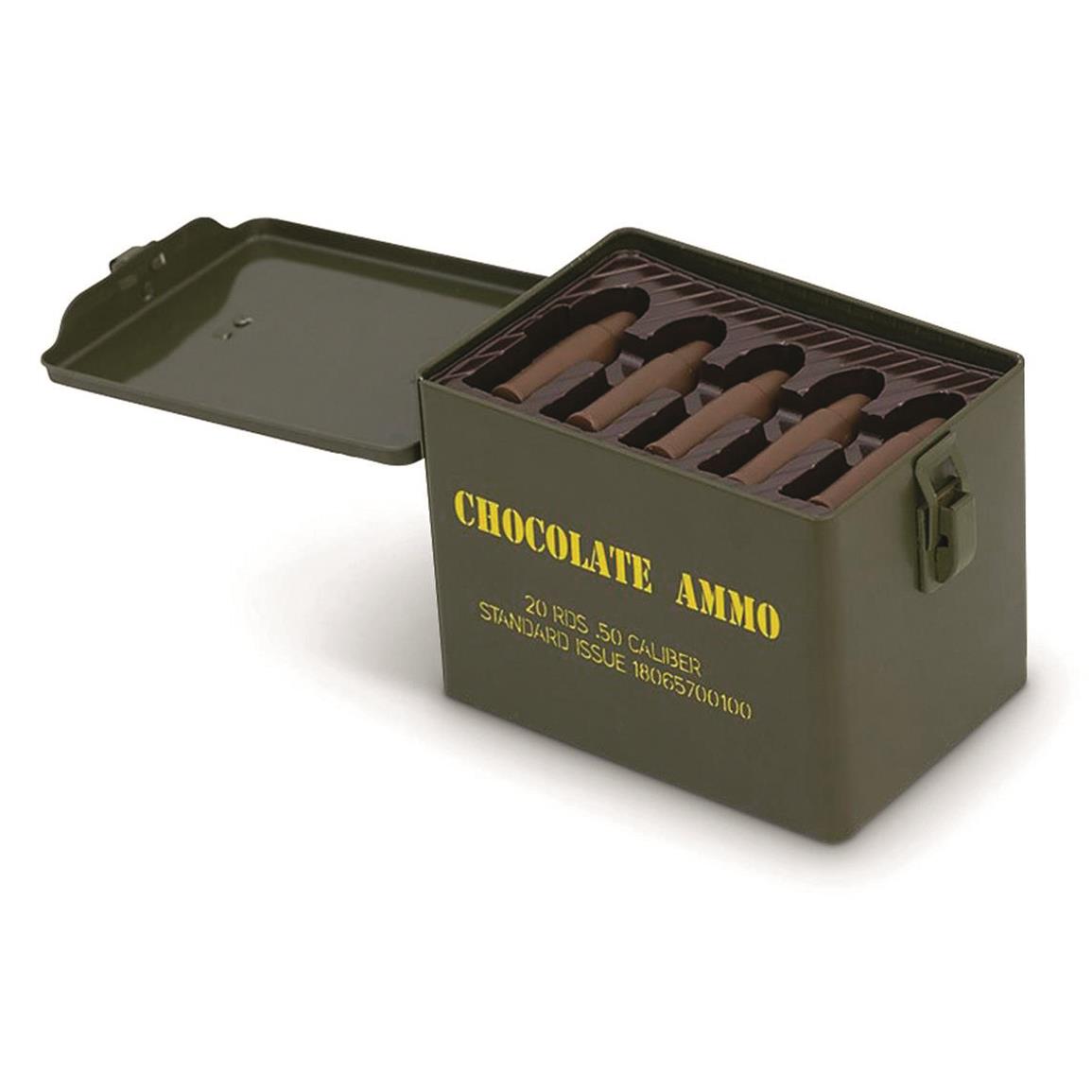 Chocolate Ammo in Resusable Can, 6 Pack