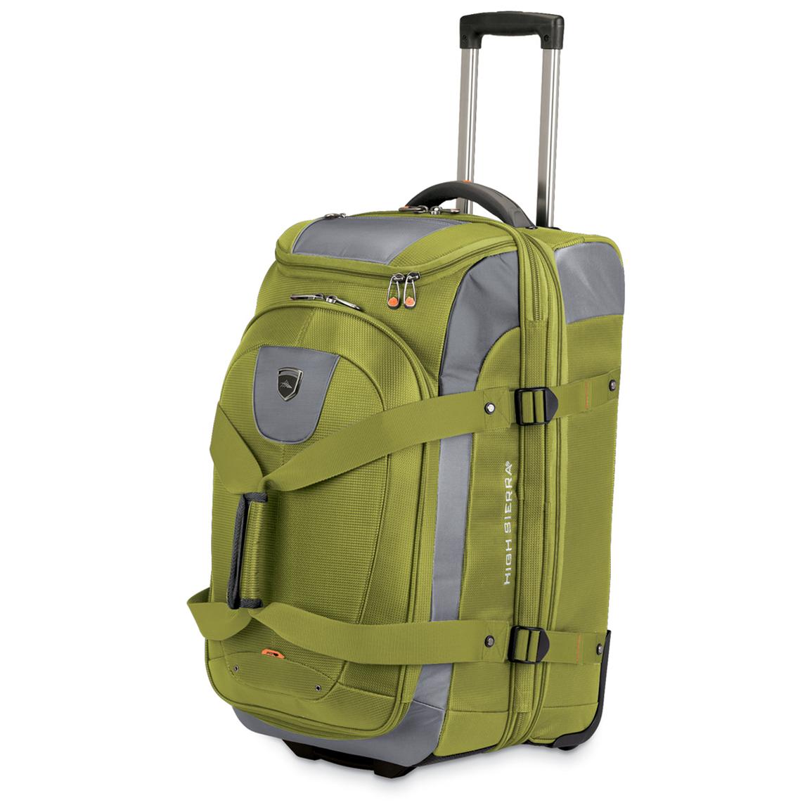 High Sierra® 26" ATQ Drop Bottom Wheeled Duffel 148155, Gear