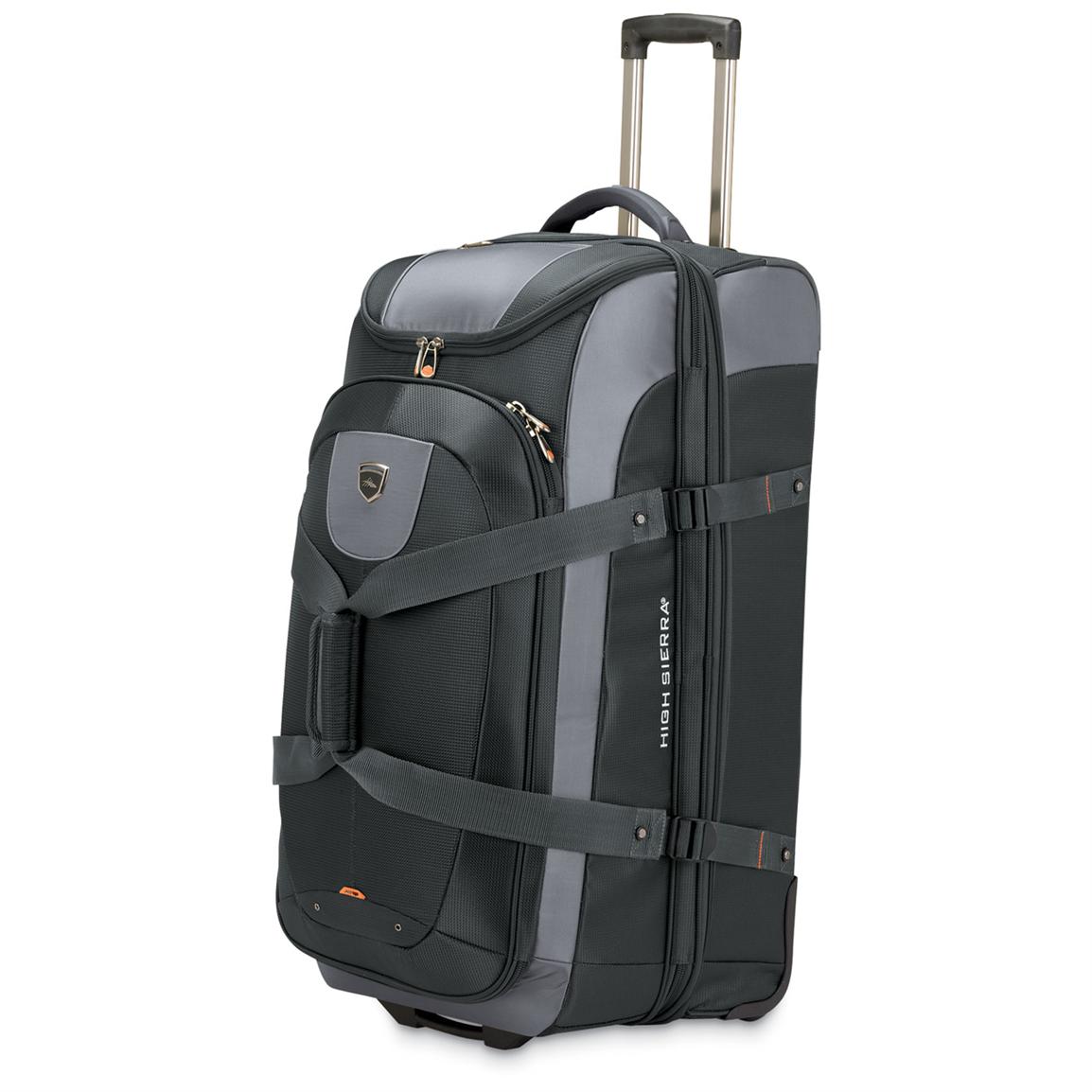 High Sierra® 32" ATQ Drop Bottom Wheeled Duffel 148156, Dry Bags
