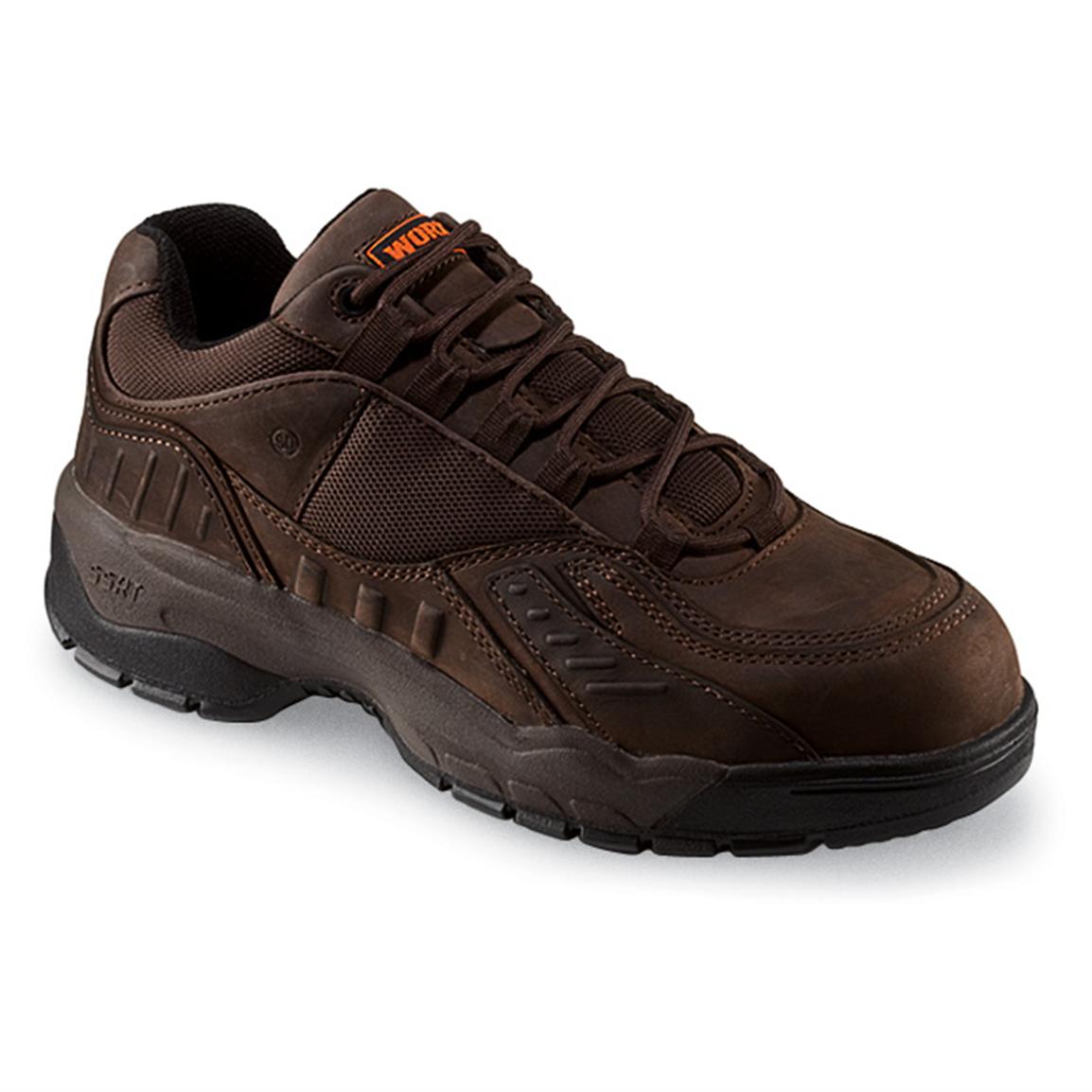 Worx® Nubuck Leather Steel Toe Casual Shoes 148319, Casual Shoes at