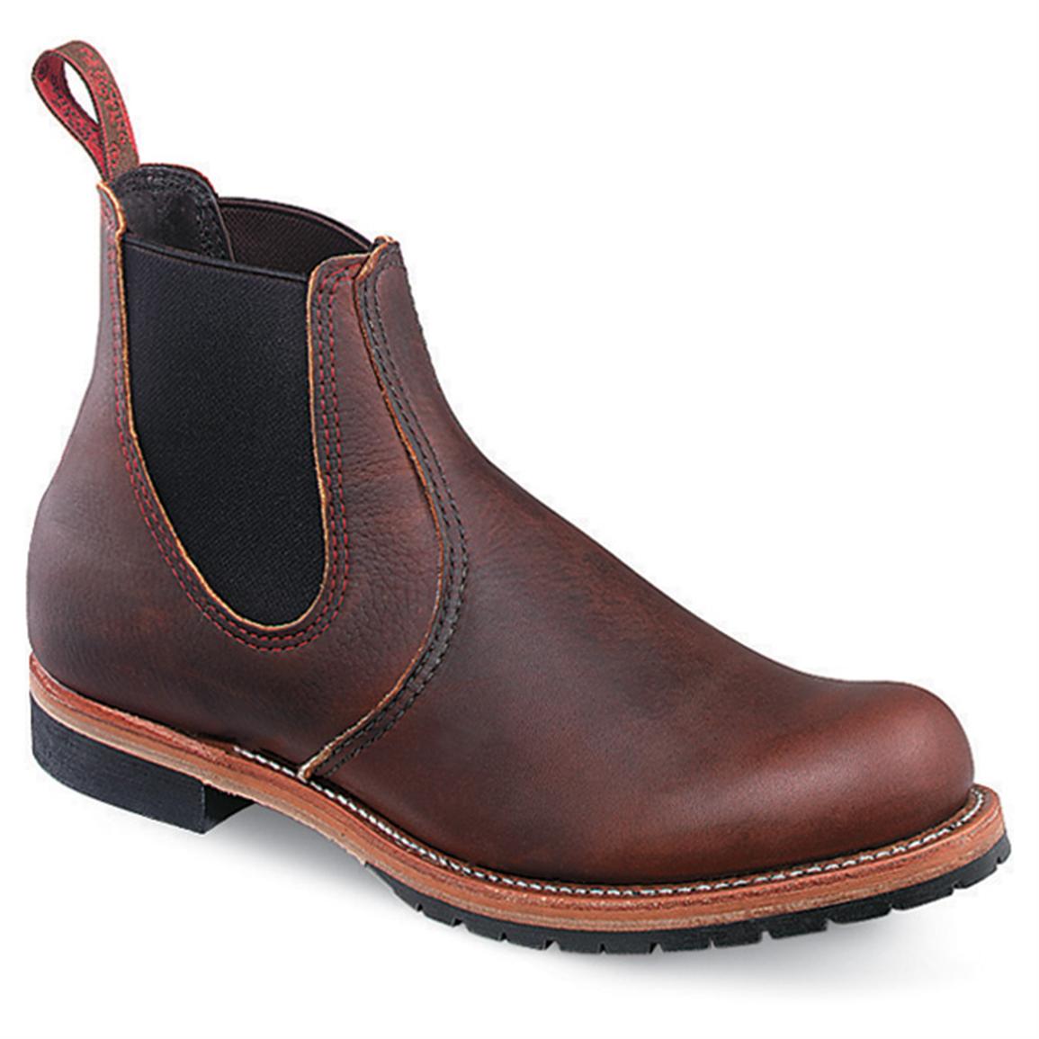 Men's Red WingÂ® Chelsea Boots - 148410, Work Boots at Sportsman's Guide