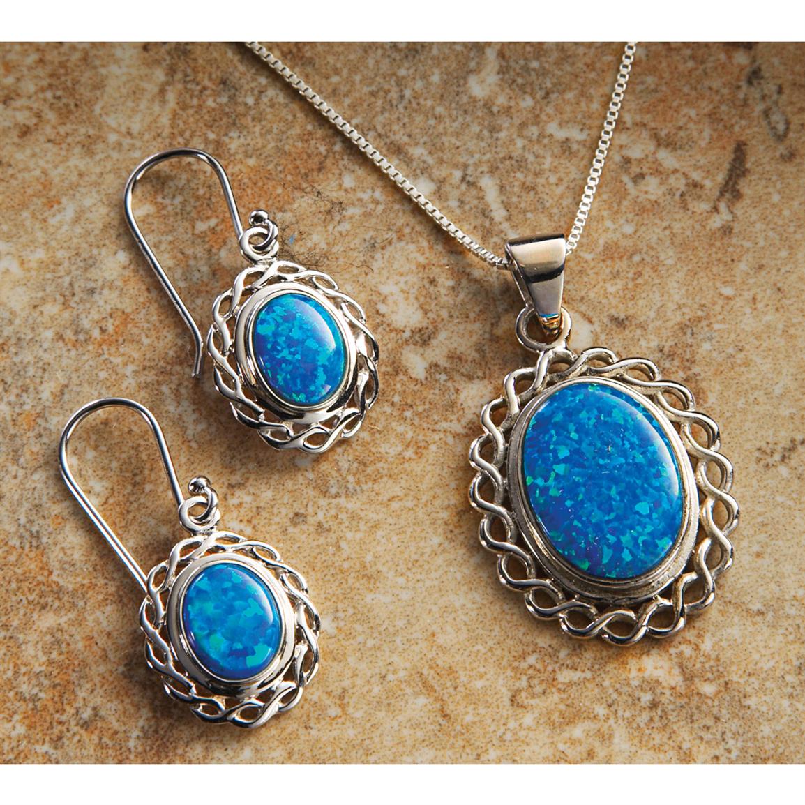 Crushed Opal Jewelry Set - 148654, Jewelry at Sportsman's Guide