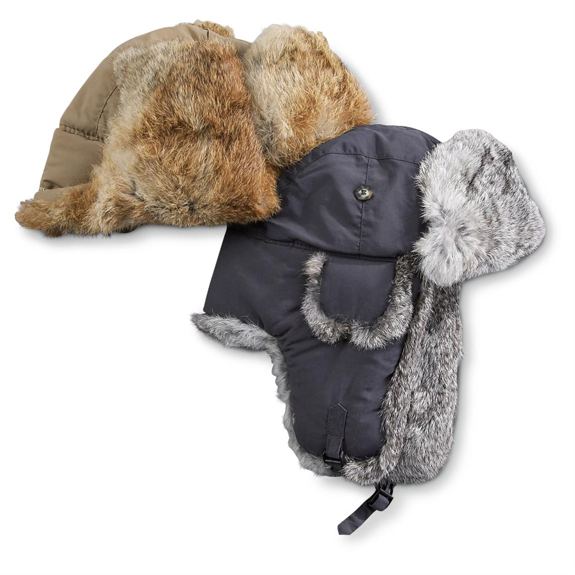 Mad Bomber® Rabbit Fur Hat - 149279 