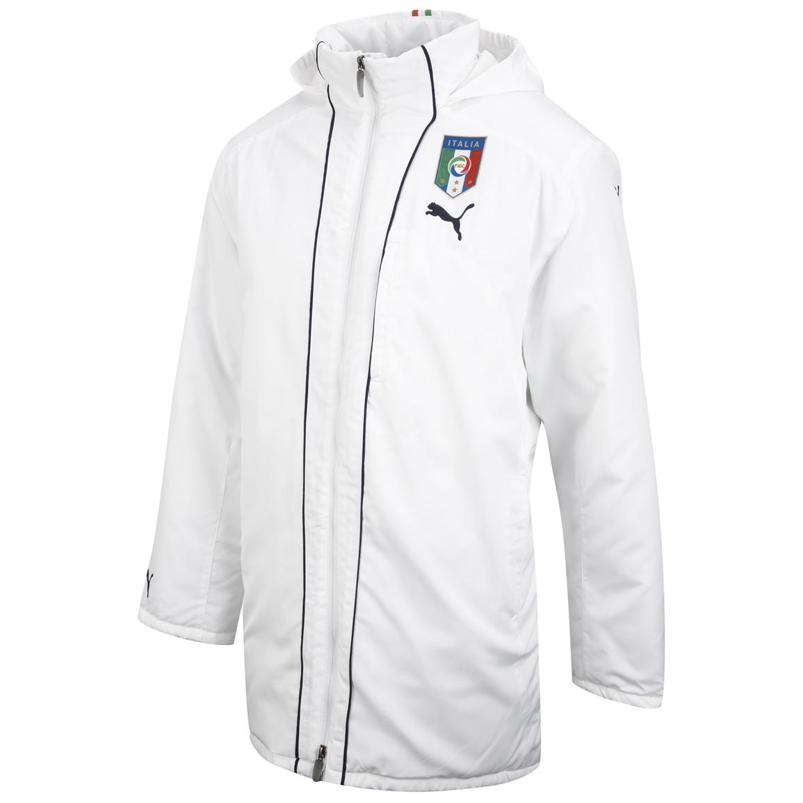 puma italia jacket white