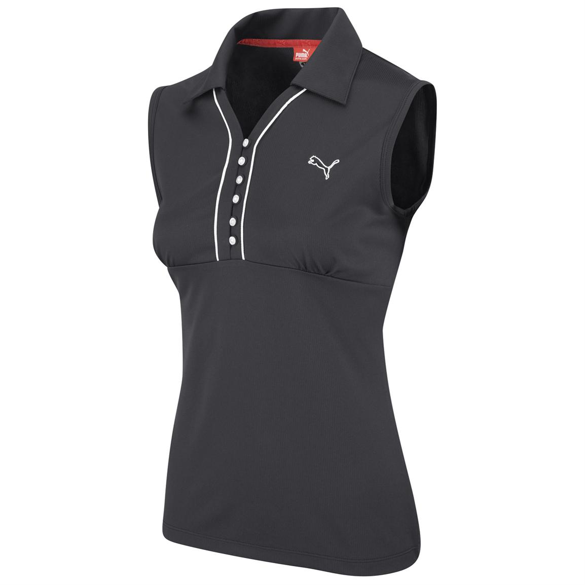 Women's Puma® Golf Sleeveless Polo - 149745, Shirts & Tops ...