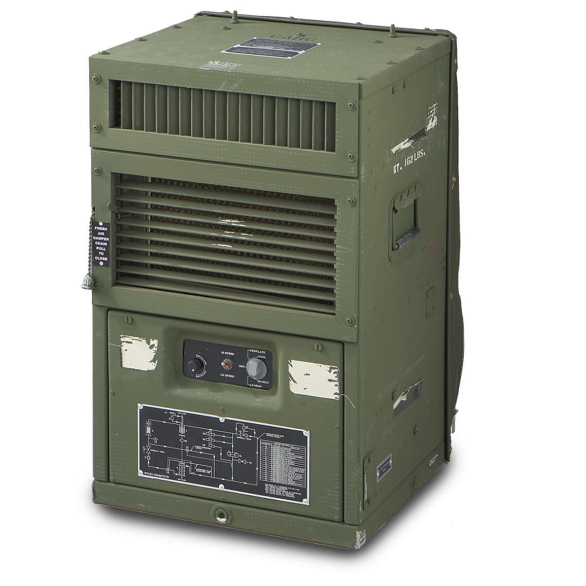 New U.S. Military 6,000 BTU Air Conditioner, Olive Drab - 149944