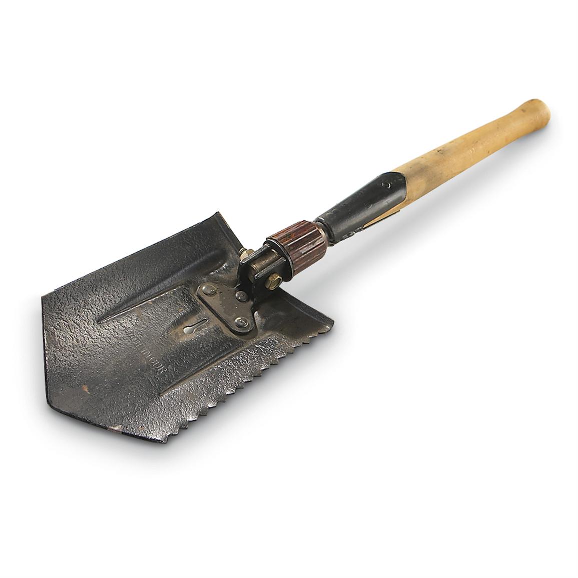 New East German Shovel with Case - 150205, Hand Tools at Sportsman's Guide