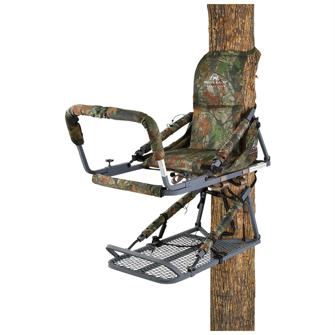 Gorilla® Pro Series Greyback™ Deluxe Hunter Climber Tree Stand - 150220 ...