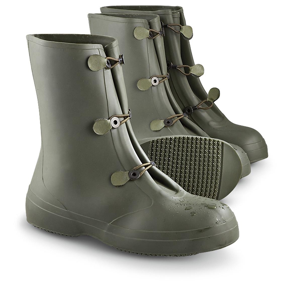 New Men's U.S. Military Overboots, Olive Drab - 150244, Winter ...