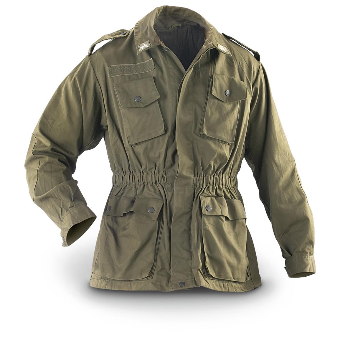 Italian Military Surplus Olive Drab Combat Jacket