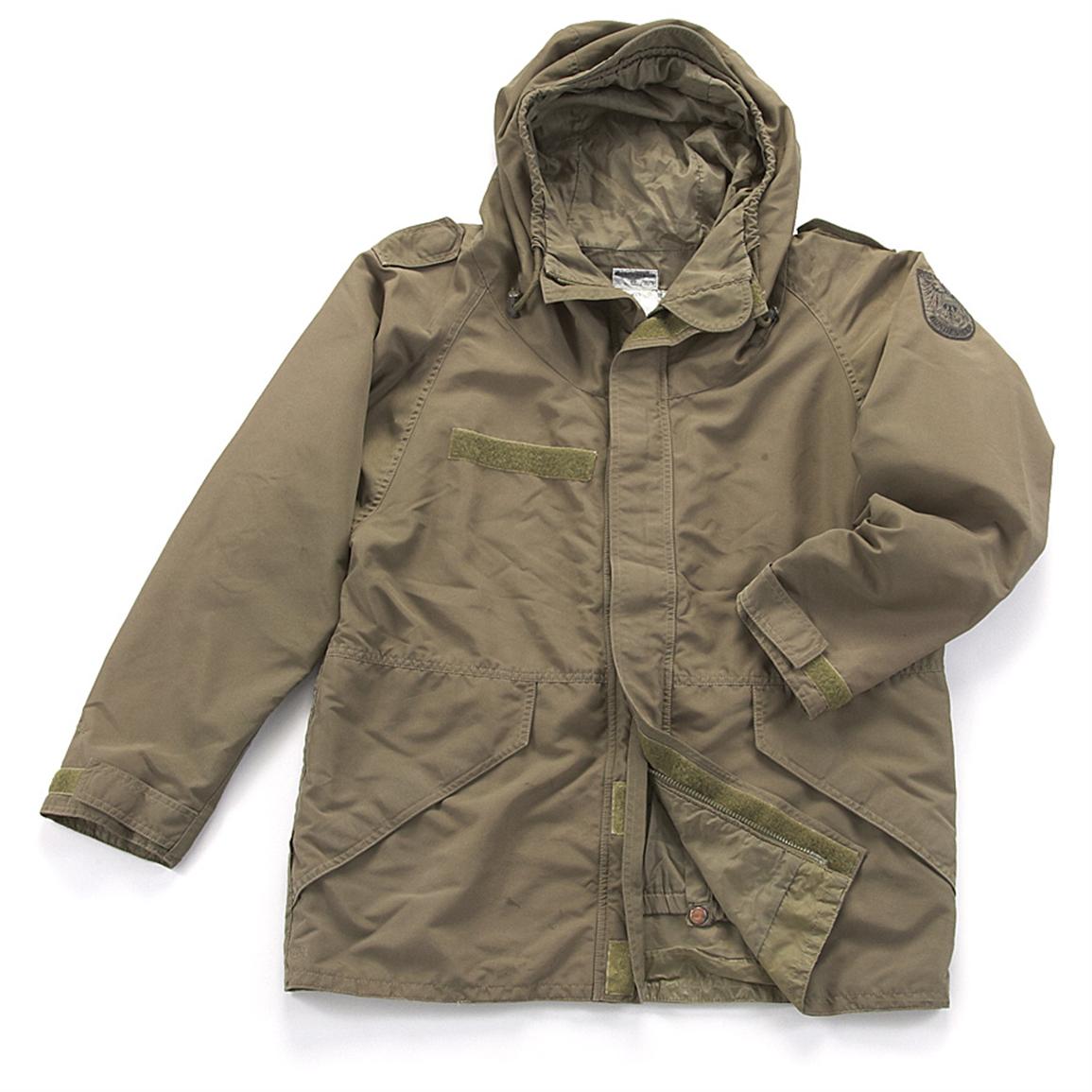 Used Austrian GORE - TEX® Jacket with Hood - 151085, Camo Rain Gear ...