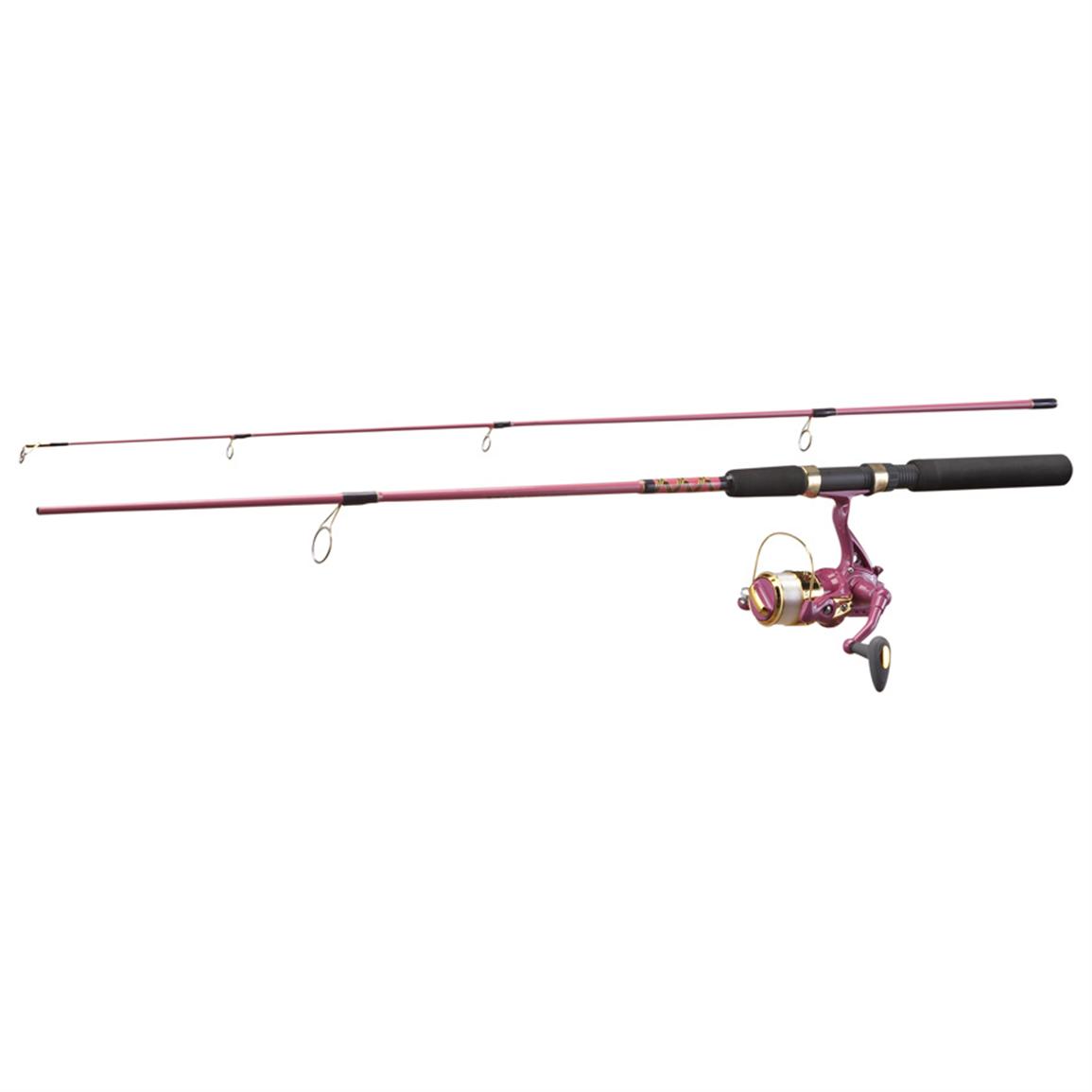 Roddy Hunter Pink Lady 2 Pc. Spinning Combo, 6 1/2