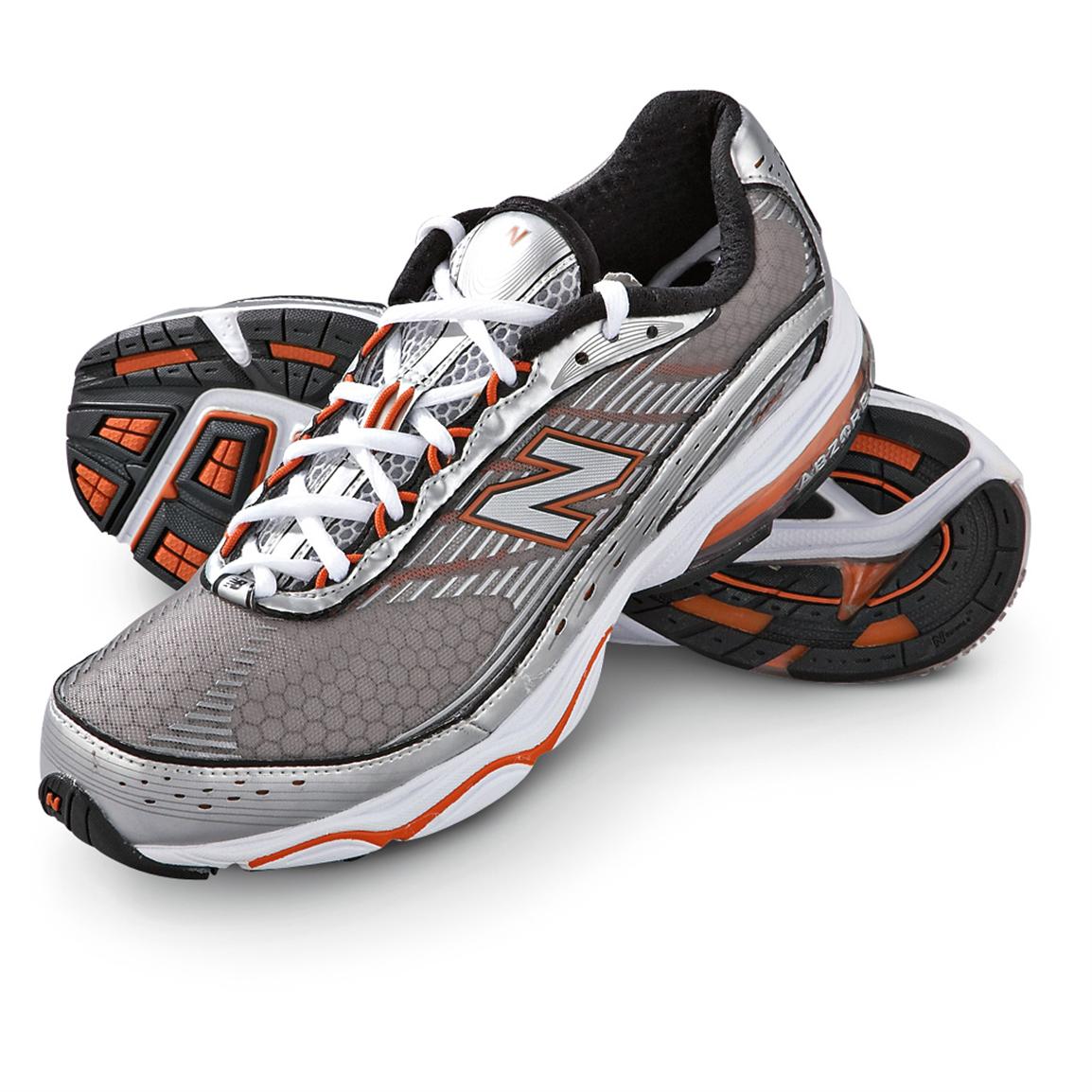 Men's New Balance® 725 Running / Athletic Shoes, Gray / Orange - 151722 ...