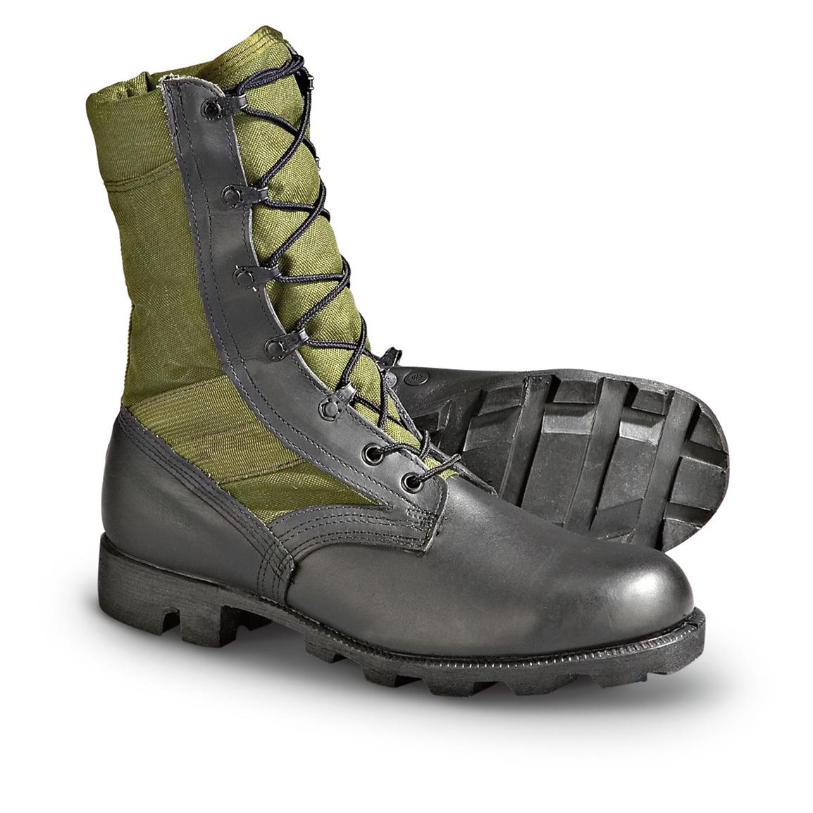 Men's Wellco® HW Jungle Boots, Green - 152218, Combat & Tactical Boots ...