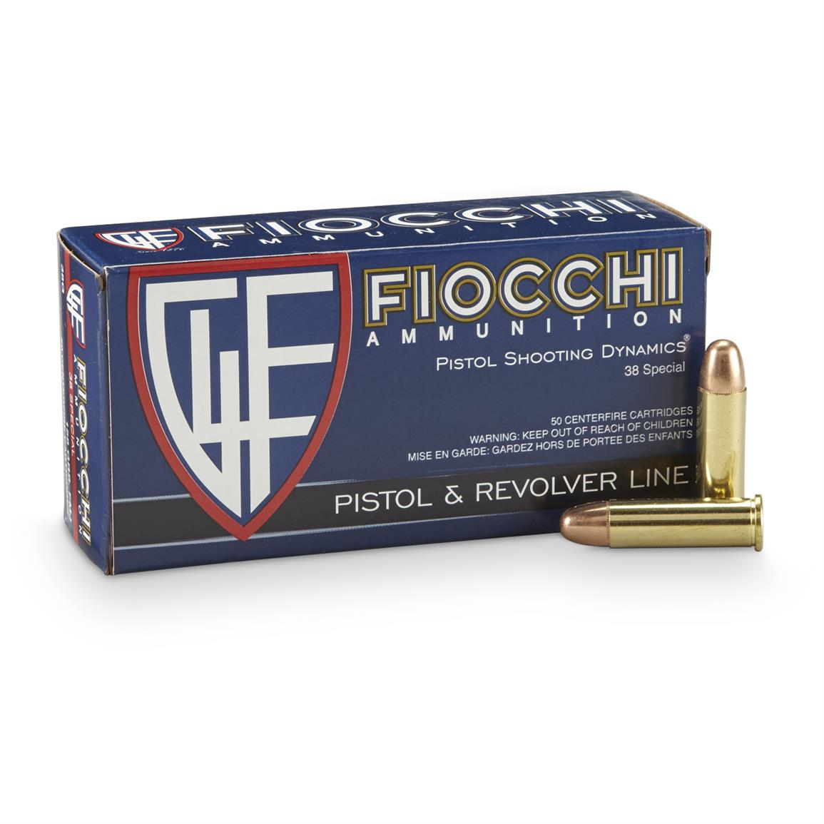 Fiocchi&reg; Shooting Dynamics .38 Special 158 Grain FMJ 50 rounds