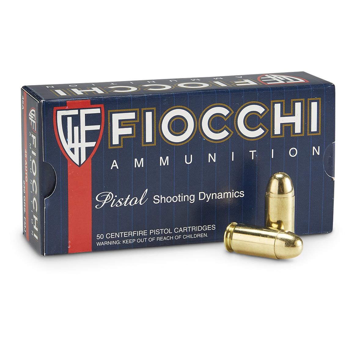 Fiocchi Shooting Dynamics, .45 Auto, FMJ, 230 Grain, 50 Rounds