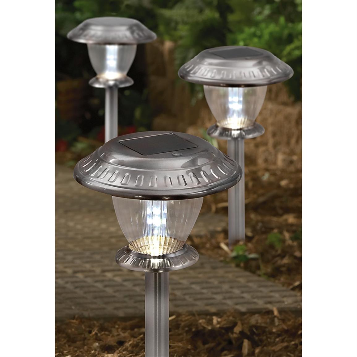 12 - Pc. Stainless Steel Westinghouse® Inwood II Solar Light Set ...