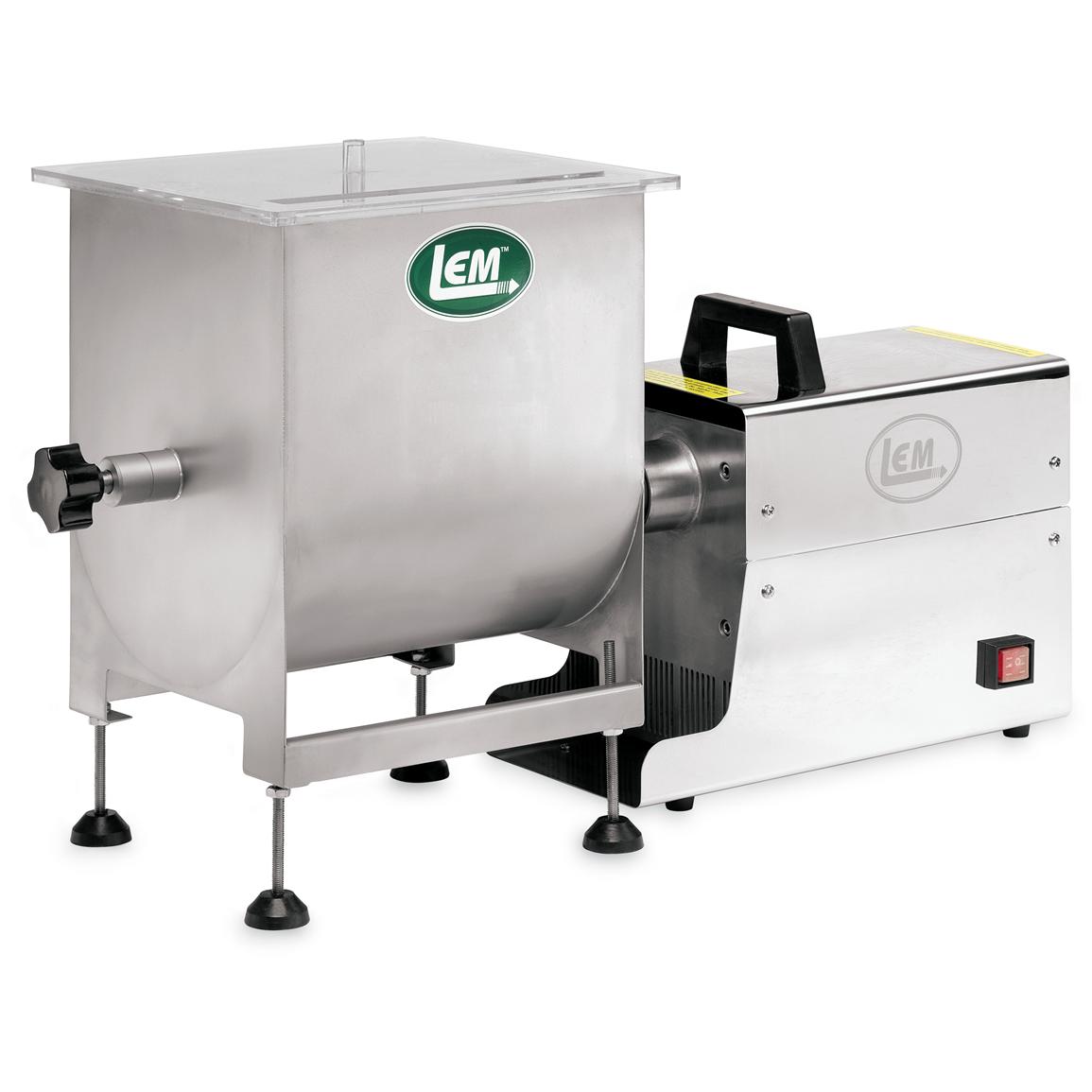 LEM™ Manual or Motorized 50 lb. Steel Mixer - 153189, Sausage & Jerky