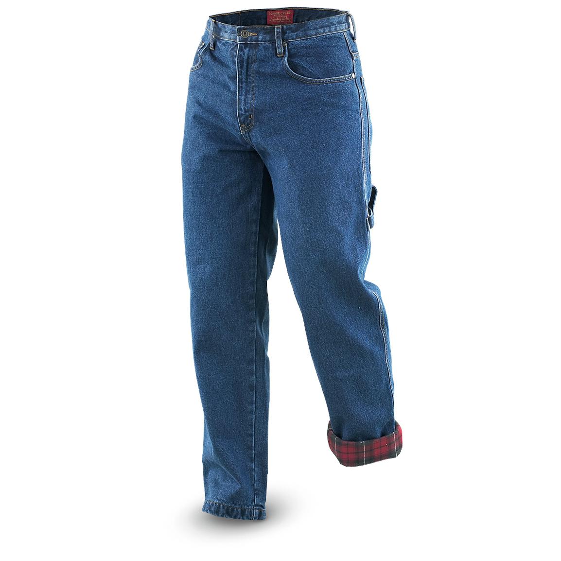 moose creek flannel lined jeans