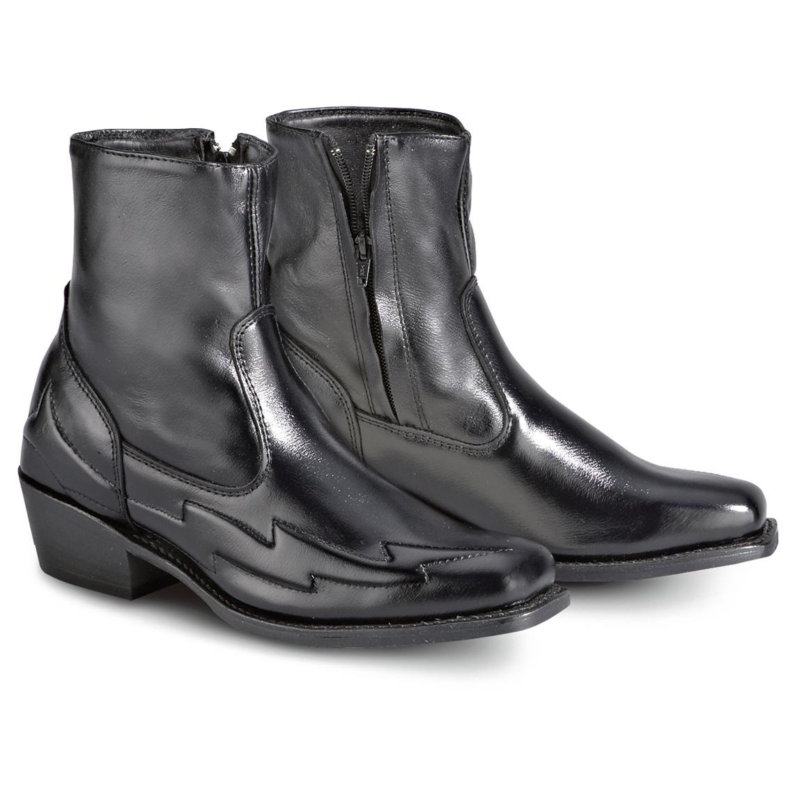 Men's Laredo® Side - zip Boots, Black - 153770, Cowboy & Western Boots ...