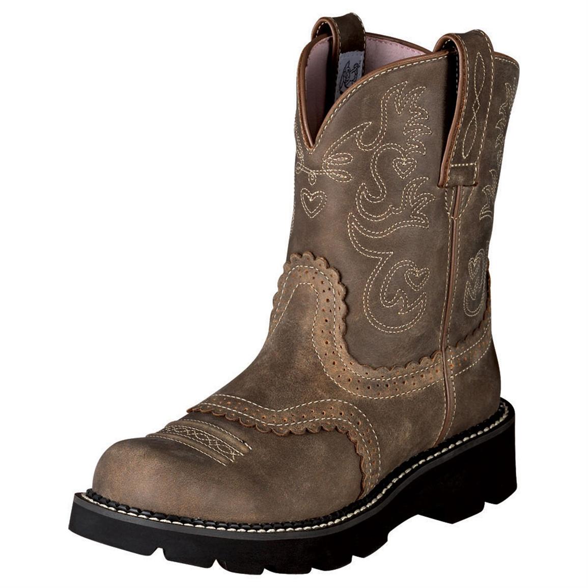 8 Ariat Fatbaby Saddle Boots - 360270, Cowboy & Western Boots