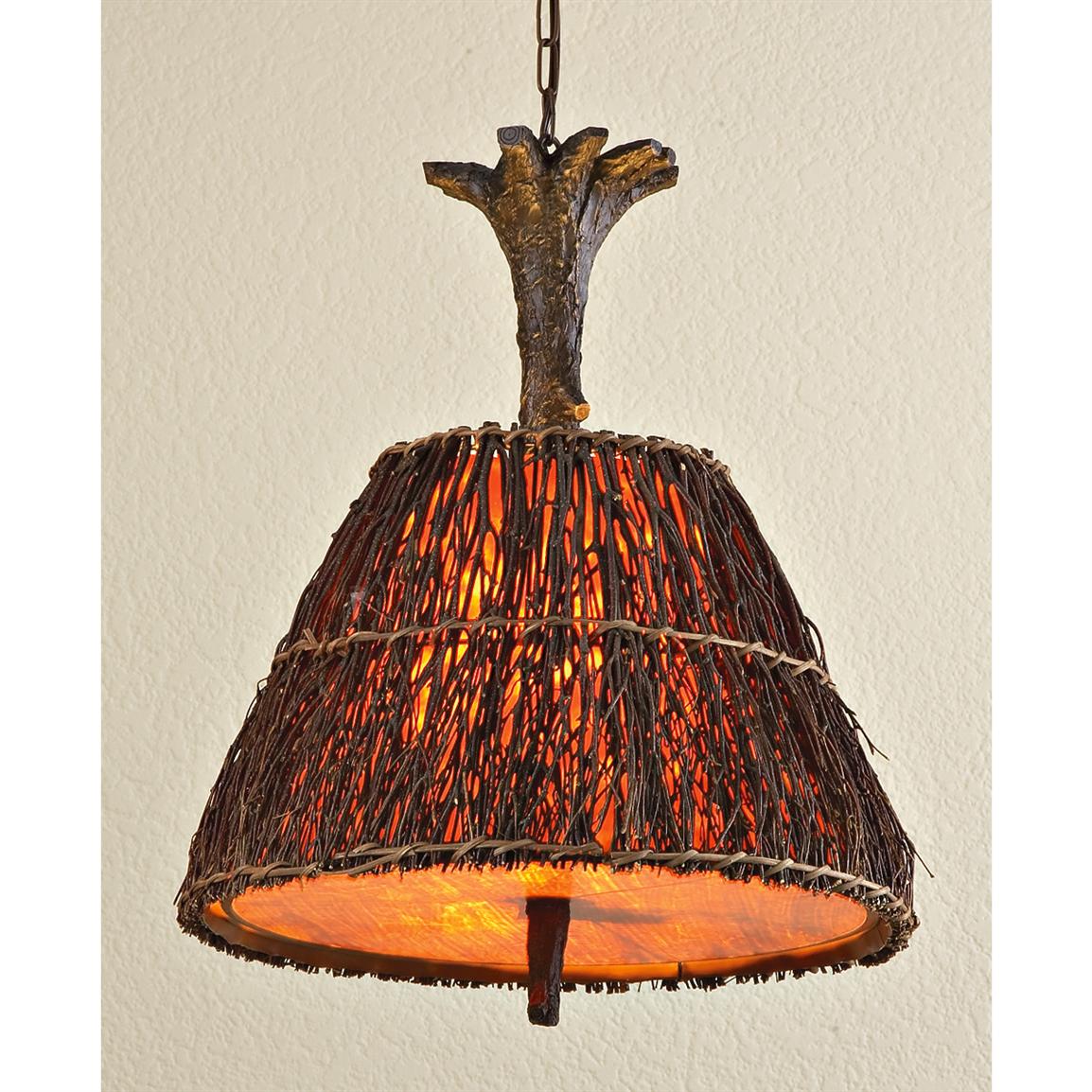 Vintage Verandah™ Tree Trunk Pendant Lamp 154276, Lighting at