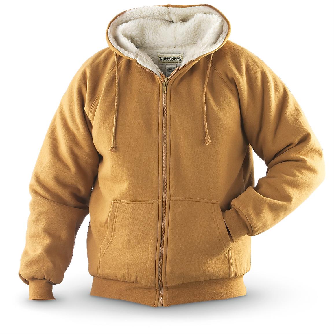 Wilderness Sherpa - lined Fleece Zip Hoodie - 155157, Sweatshirts ...