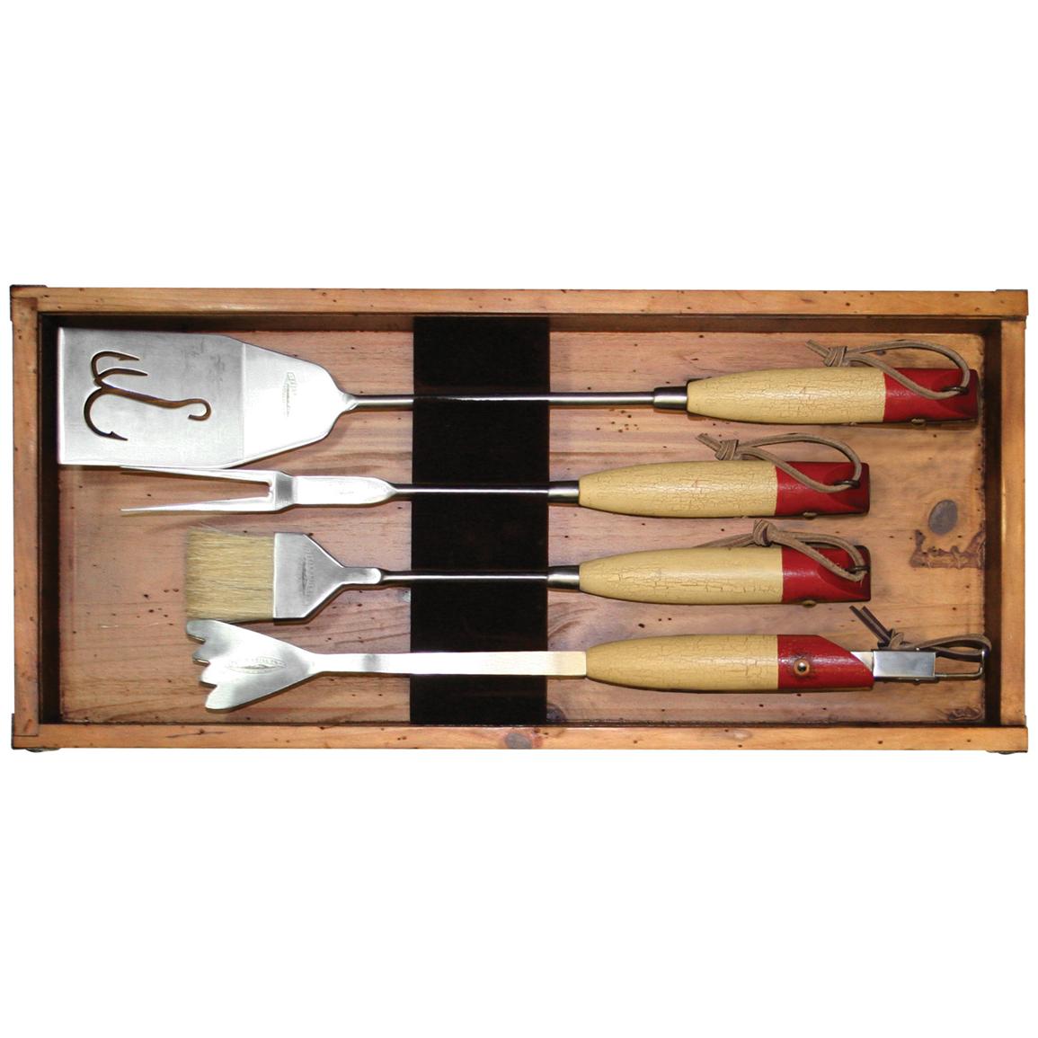 Teton Grill Co. Fishing Grill Utensils Set, with Box 155169, Grills