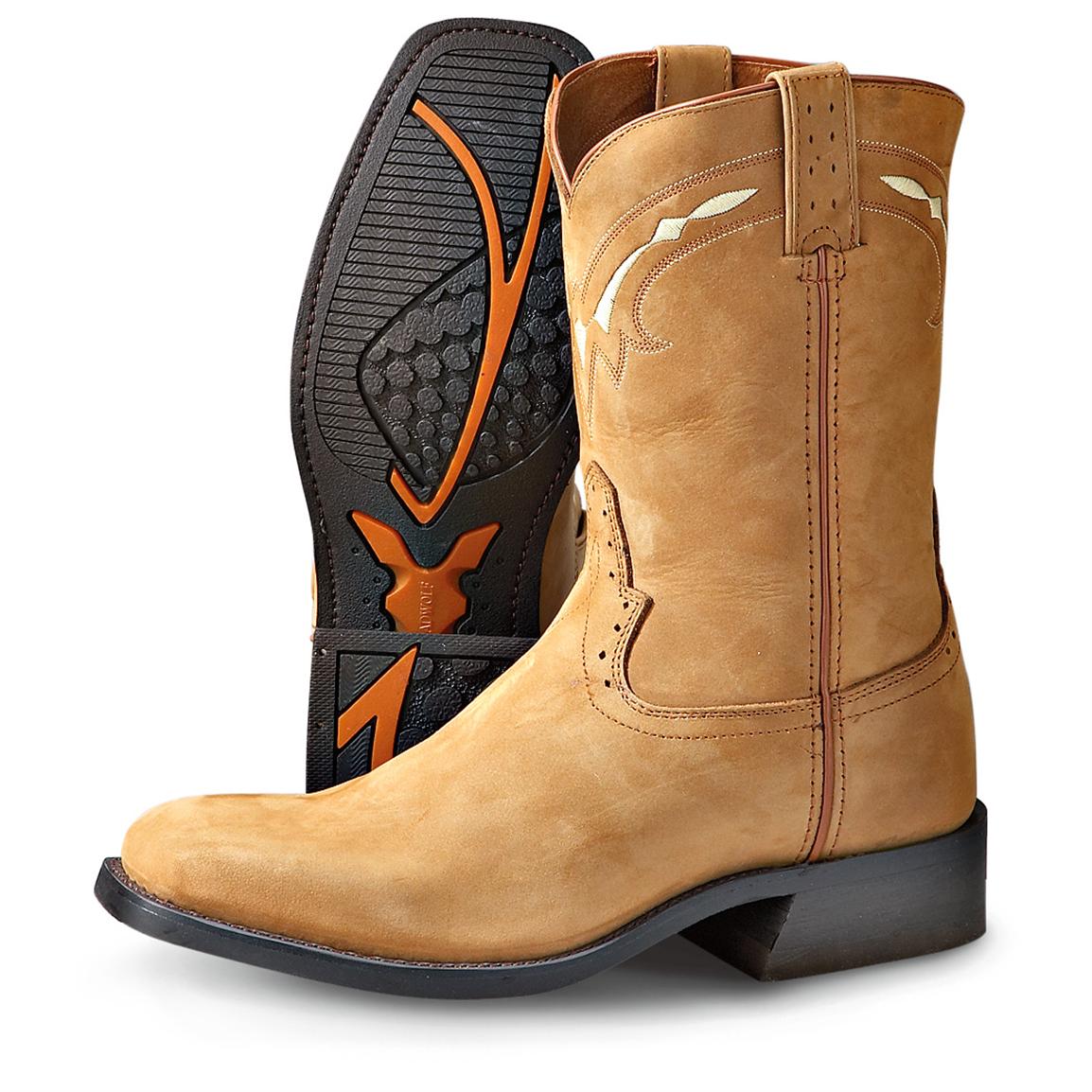 Men's Road Wolf™ Santa Fe Boots, Tan - 155551, Cowboy & Western Boots ...