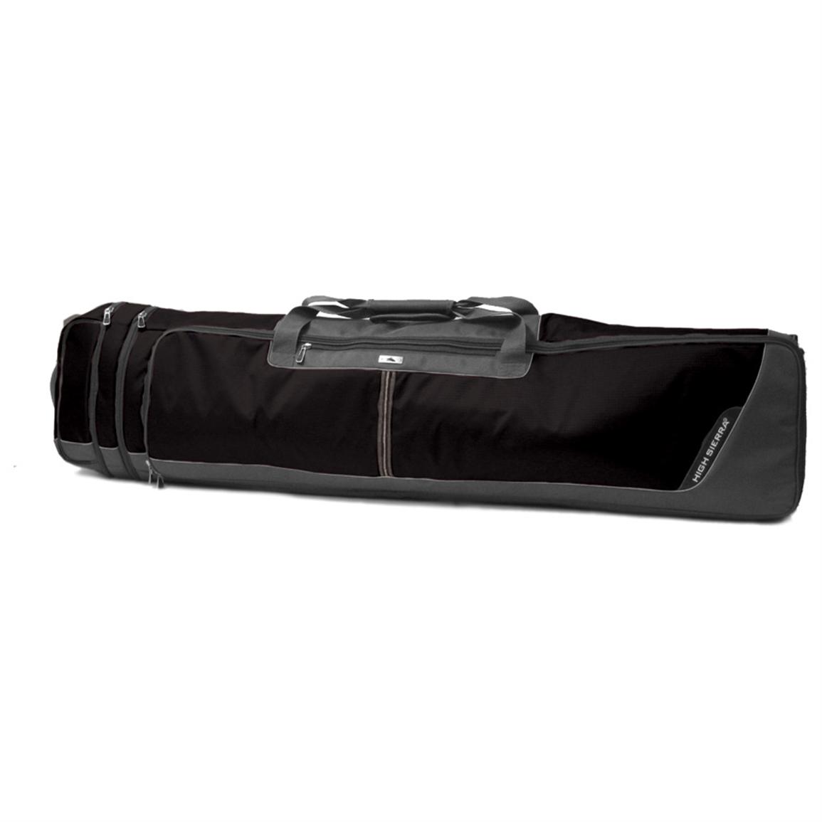 high sierra pro wheeled double adjustable ski bag