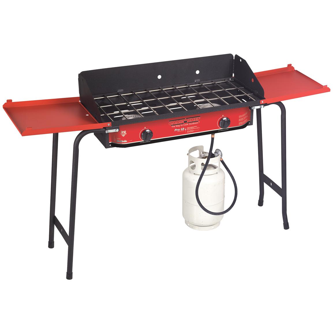 Modern Camp Chef Two Burner Stove for Small Space
