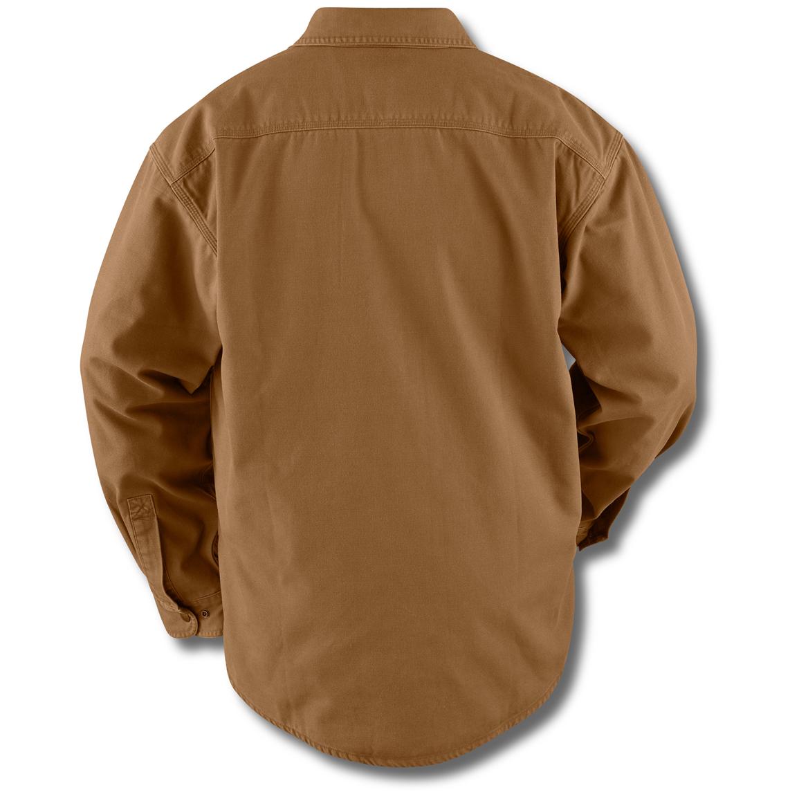carhartt flannel shirt jacket