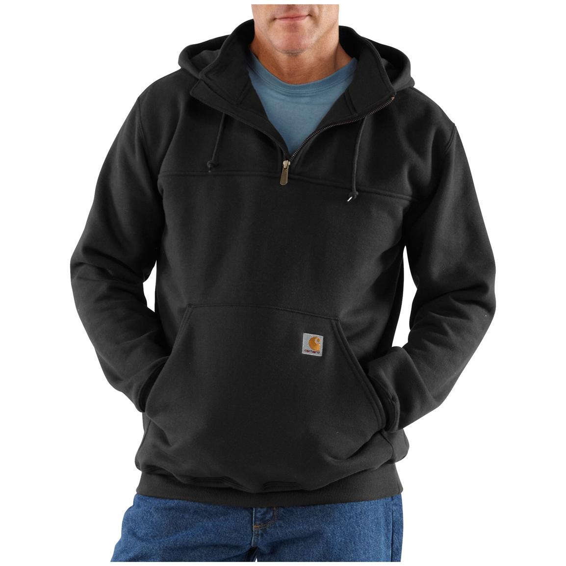 Download Carhartt® Heavyweight Zip - Front Hooded Mock Sweatshirt - 156278, Sweatshirts & Hoodies at ...