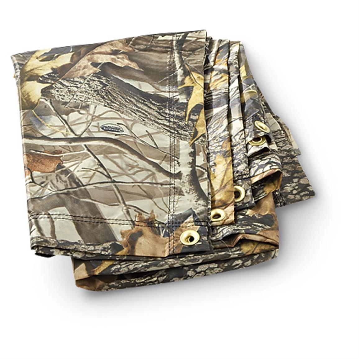 7x9' Realtree® Sportsman's Tarp, Realtree® Hardwoods Grey® 156449