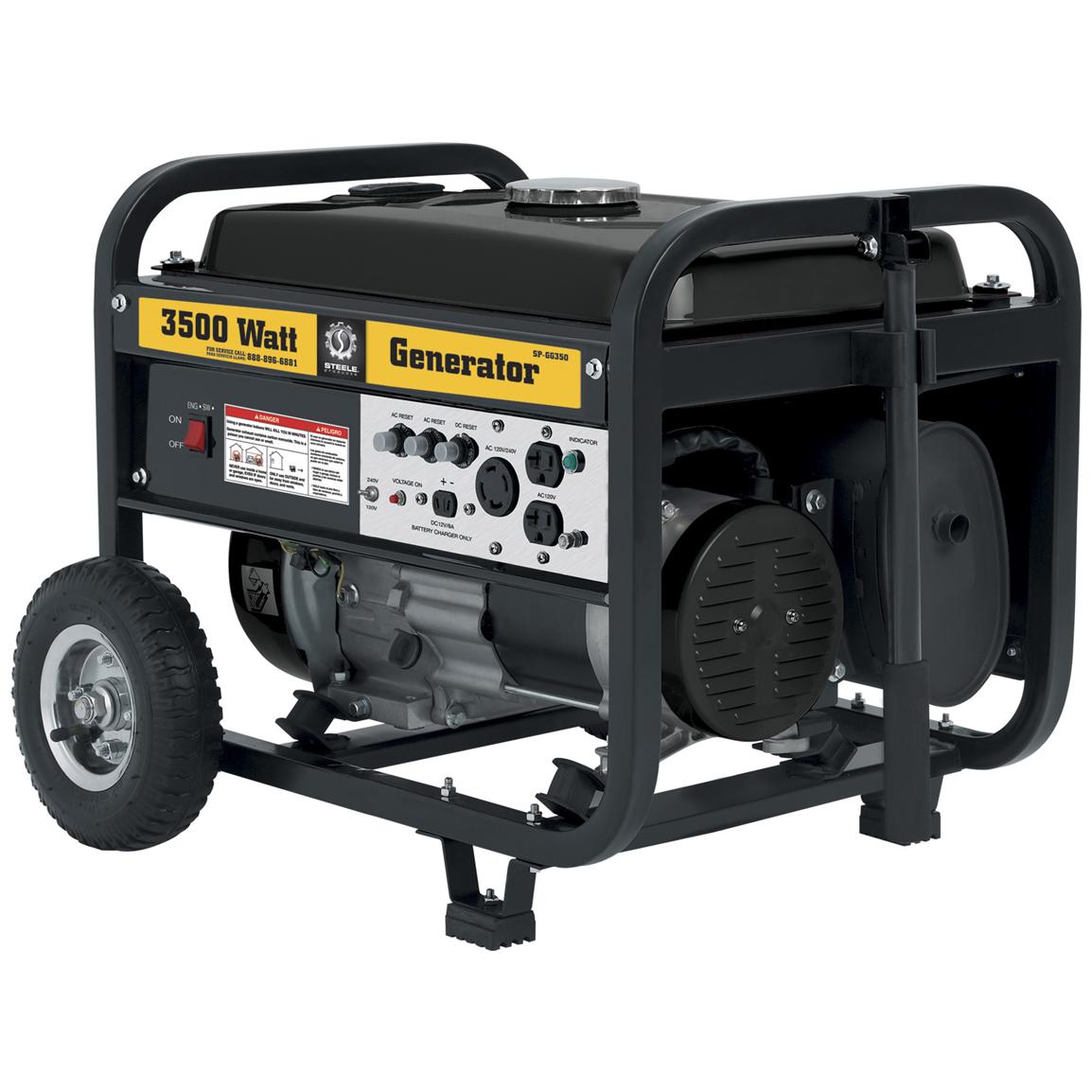 Steel® Products 3,500 - watt Generator - 156658, Portable Generators at