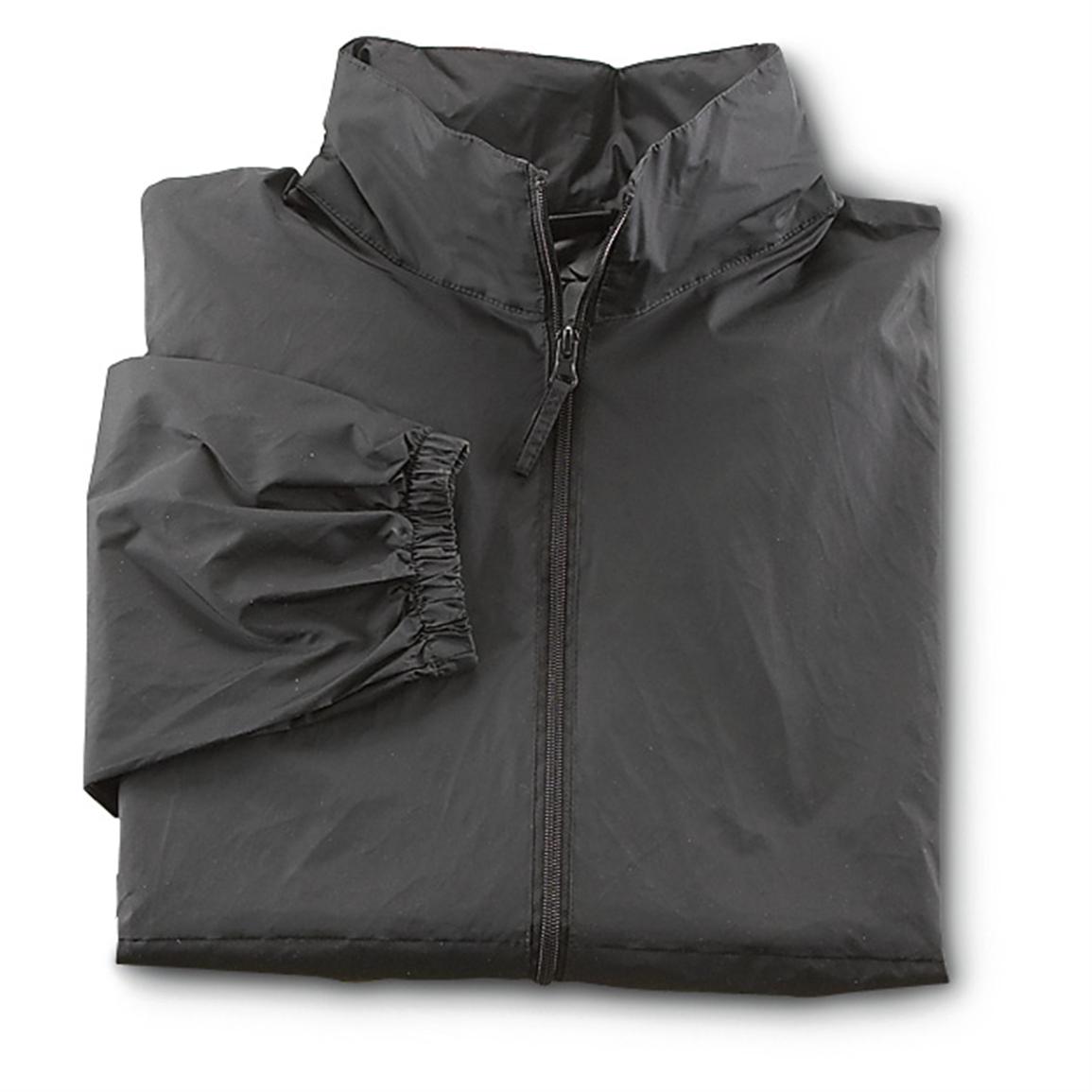 2 Totes® Packable Rain Jackets, 1 Navy / 1 Black 156883, Rain Jackets