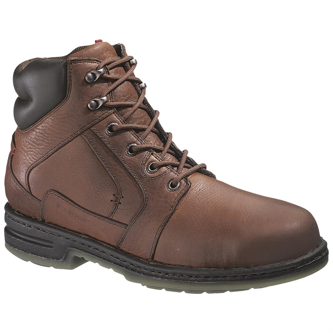 Men's Wolverine® DuraShocks® SR 6" Boots, Black - 87987, Work Boots at