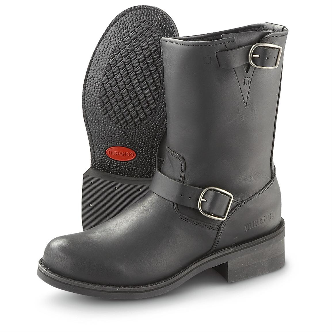 Men's Durango Boot® Engineer Boots, Black - 157062, Cowboy & Western ...