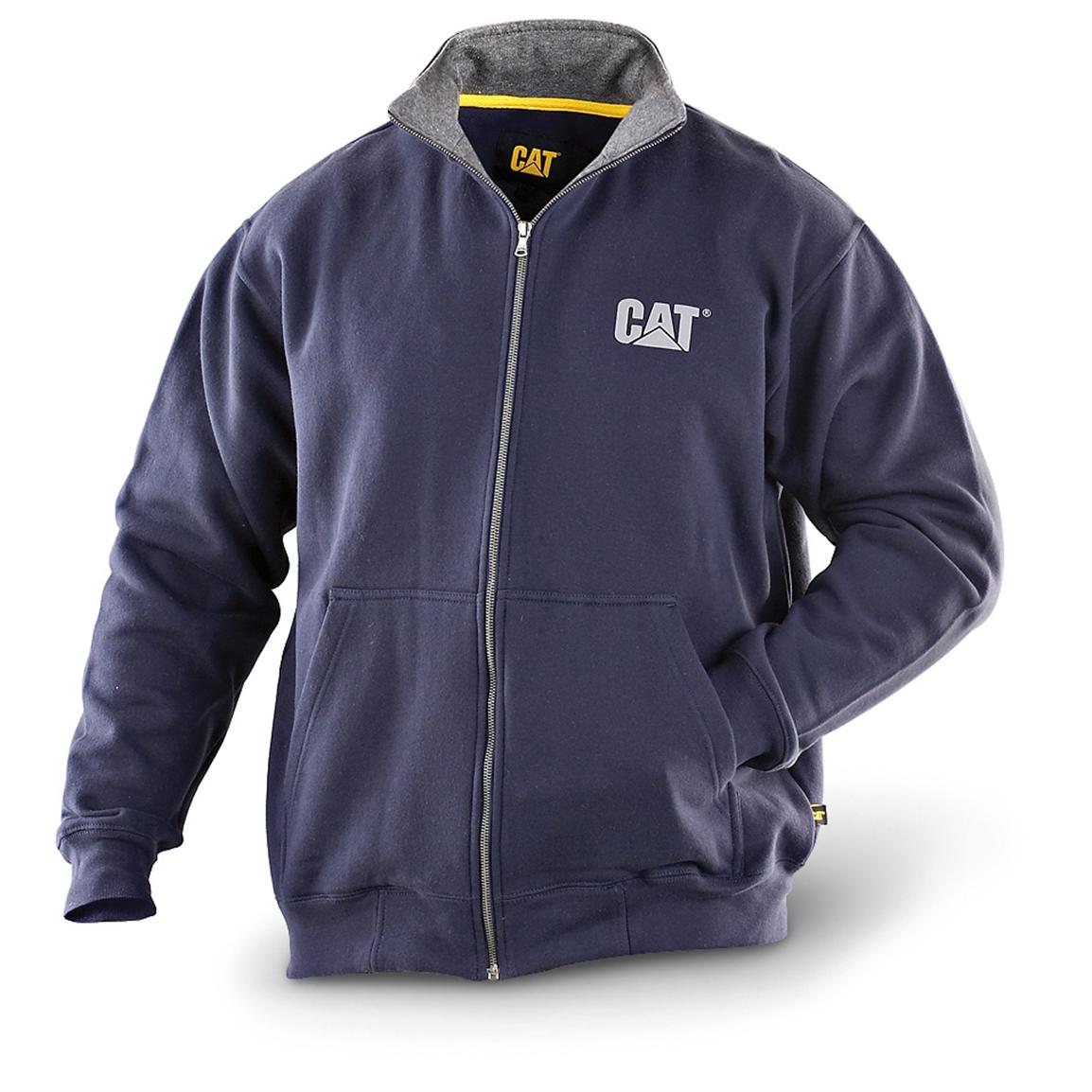 Caterpillar® Full - zip Fleece Jacket - 157563, Sweatshirts & Hoodies ...